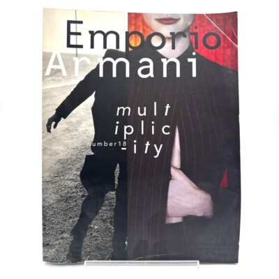 Emporio Armani Magazine No.18 Multiplicity David Carson Design