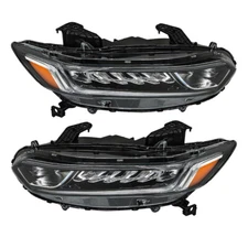 Labwork Pair Headlight Assy For Honda Accord Sedan 2018-2020 Halogen High Beam