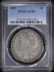 1883-P $1 Morgan Silver Dollar PCGS AU 50
