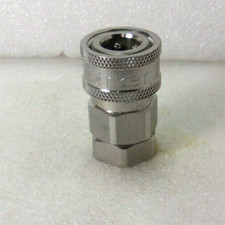 Parker  SVHC6   Hydraulic Hose Valve Fitting 3/8", 4000 psi, Stainless Steel 316