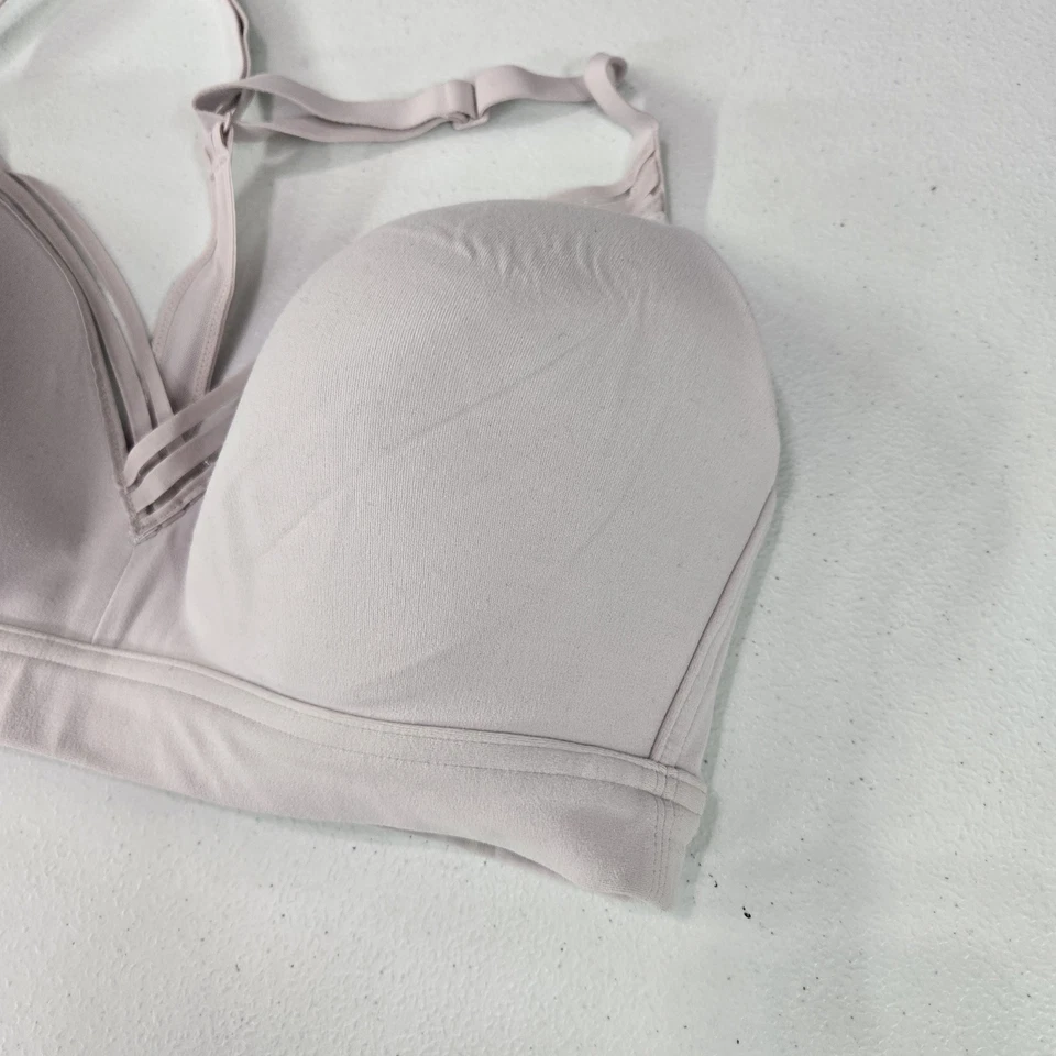 Athleta Women Bra Medium Light Mauve Bralette Wireless Strap Adjustable READ - Image 4 of 4