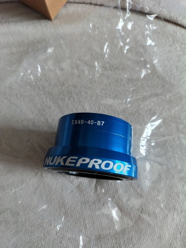 Nukeproof Horizon Ti Lower Headset Assembly EX49-40 Blue B7 Stainless Steel