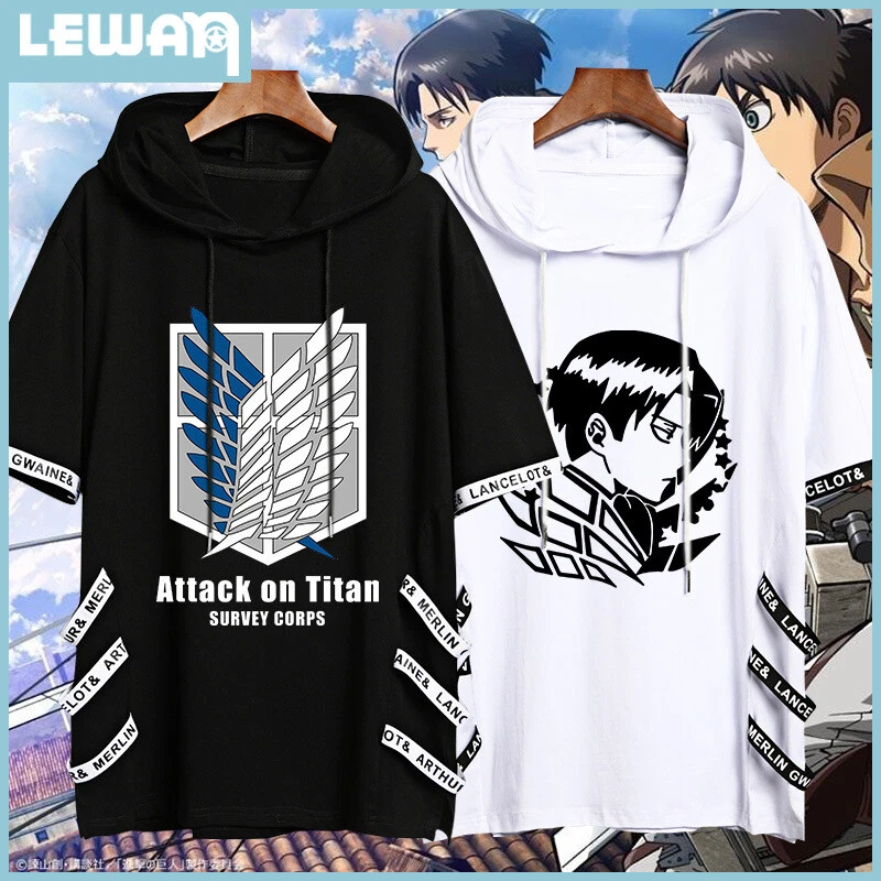 Short sleeve cheap hoodie anime