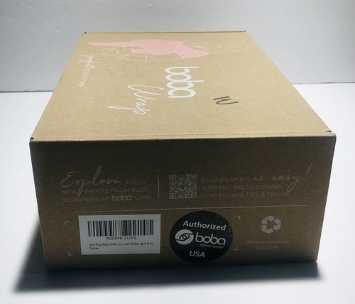 Boba Baby Wrap Carrier Sling Gray Holds Up To 35 Lbs New Sealed - Picture 3 of 10