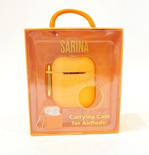 Sarina Orange Silicone Soft Touch AirPods Case