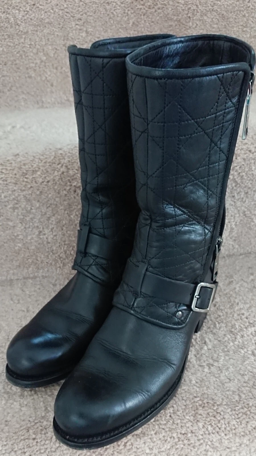 Dior Bikie Boots
