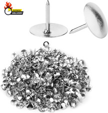 Thumb Tack, Flat Push Pins, Silver Thumb Tacks, 500 Pack