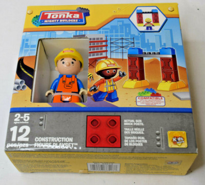 Tonka Mighty Builders 12 Piece Construction Figure Playset NEW Ages 2-5