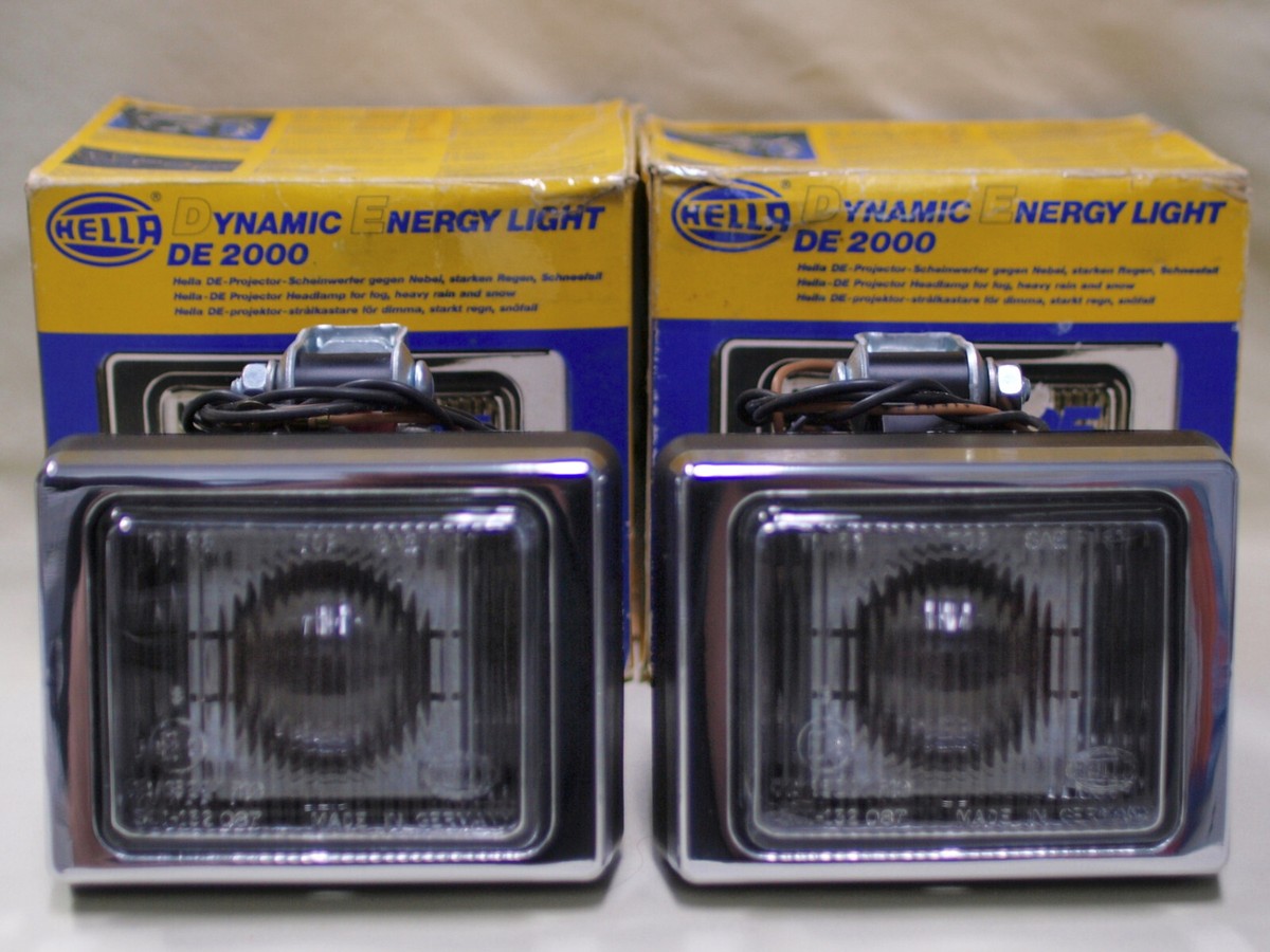 Hella DE2000 Projector Fog Lamps - NOS | eBay