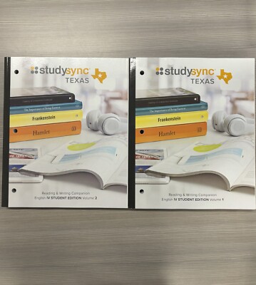 9781970162806 study sync Texas student edition volume 1 and 2