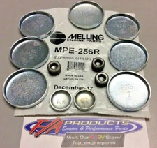 Melling MPE-256R 1987 - 2006 Jeep 4.0L 6 Cylinder Engine Steel Freeze Plug Kit