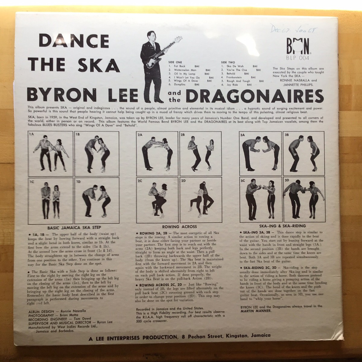 Byron Lee & The Dragonaires- Dance The Ska- Original Jamaica