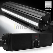 Bluetooth Motorcycle Stereo Speaker Audio MP3 System Radio USB Stereo ATV Harley