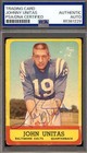 Johnny Unitas PSA DNA Vintage Signed 1963 Topps Autograph