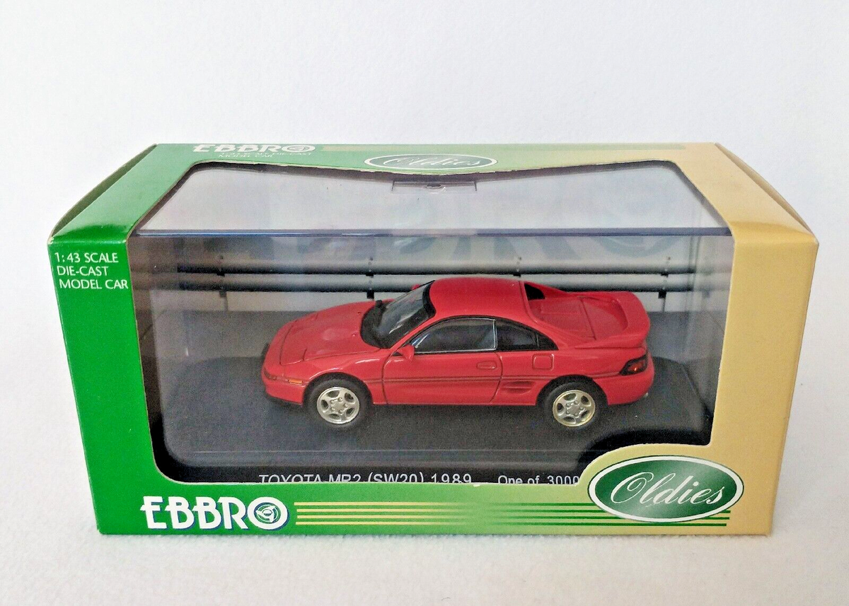 EBBRO トヨタ　MR2 赤　模型　【おそらく絶版】 EBBRO トヨタ MR2 赤 模型 【おそらく絶版】
