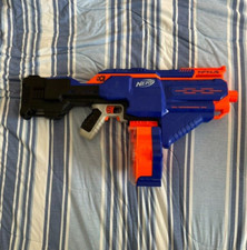 HTF Nerf N-Strike Elite Infinus Motorized Speed-Load Blaster Toy-WORKS- NO DARTS