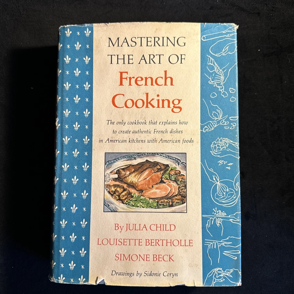 *Julia Child Mastering The Art Of French Cooking 1966 1971 & Vol 2 Book Club Lot - Image 2 of 4