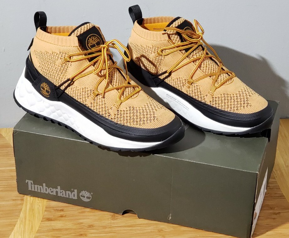 timberland mens solar wave mid boots wheat