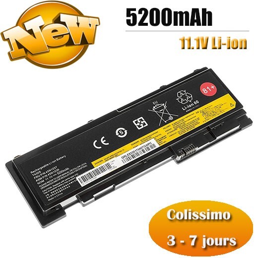 Batterie 45N1064 pour Lenovo ThinkPad T430S et T430SI de 3900mAh