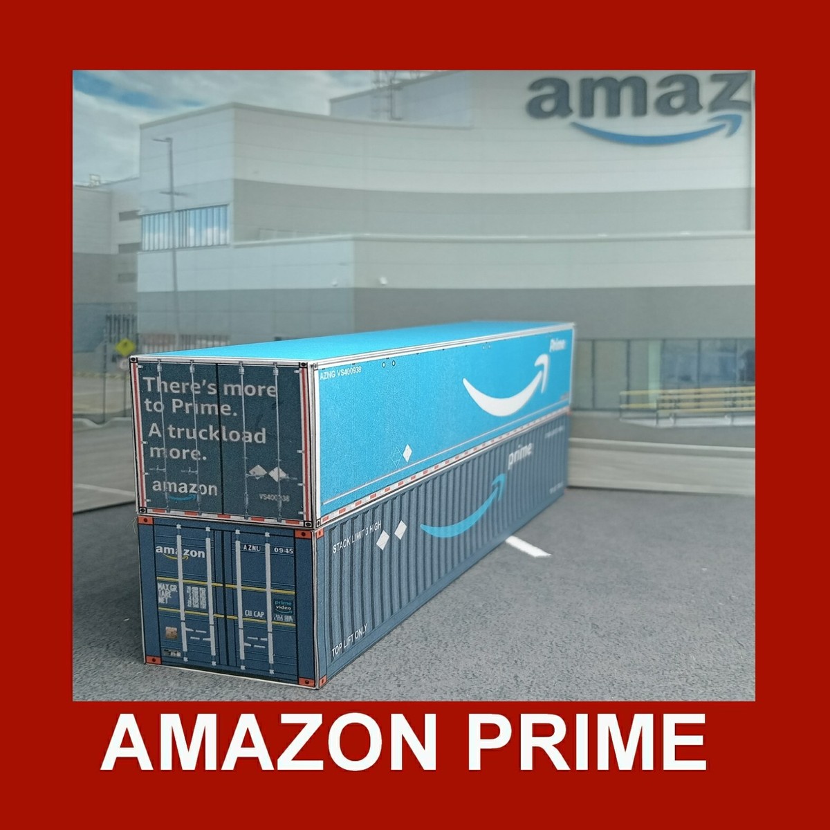 N Gauge 1:160 Shipping Container Card Kits – 12 Mixed 40ft / 45ft, Unassembled, UK Made - View #4