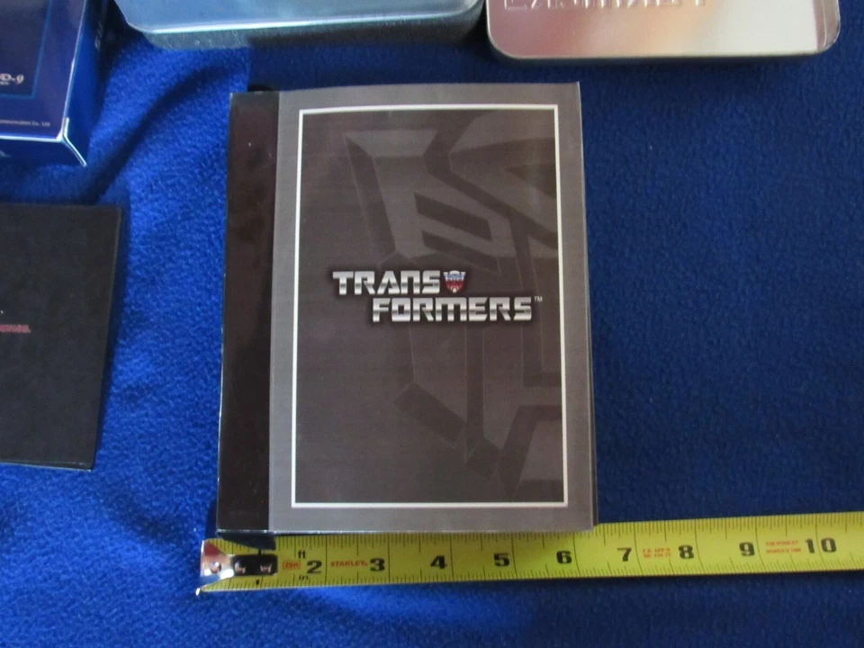 Transformers Generation 1 Japanese Import DVD box Metal Tin Season 1-4 Rare  - Image 2 of 4
