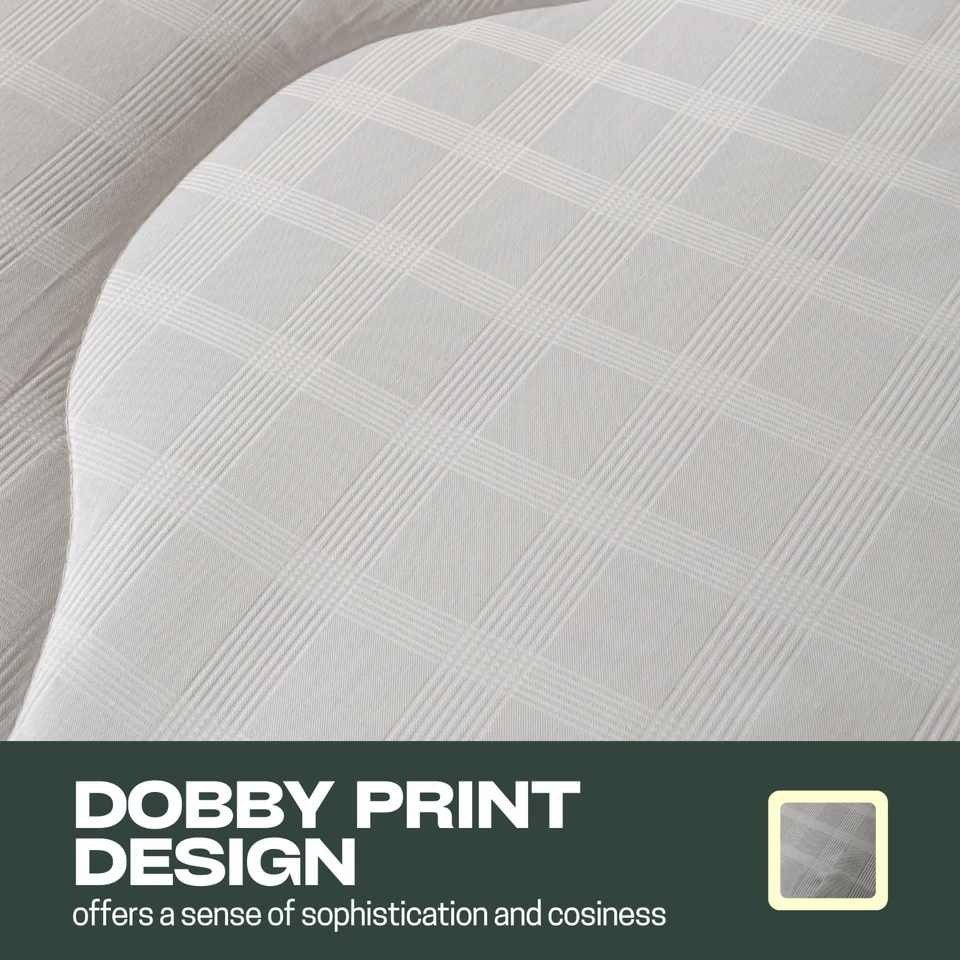 NightComfort 100% Cotton Feels Like Down 300 Thread Count Dobby Duvet - Image 3 of 4