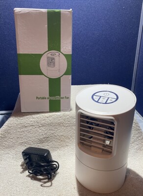 4 in 1 Multifunctional Portable Personal Air Cooler Humidifier Fan W/LED Lights
