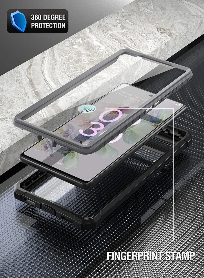 Poetic Hybrid Shockproof Bumper Case For Google Pixel 6 PRO 5G /Pixel 6A 5G - Image 2 of 4