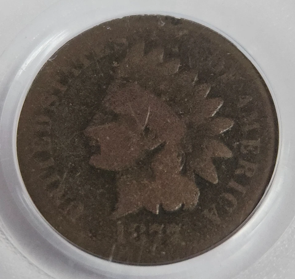 1877 Indian Head Cent PCGS AG03 Key Date 21934660 [065PIB] - Image 3 of 4