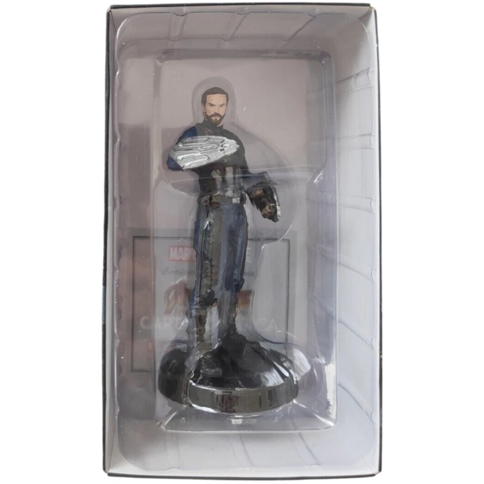 Super Held Películas Marvel Capitán América 76 Figura Eaglemoss Estatuas TV - Imagen 3 de 4
