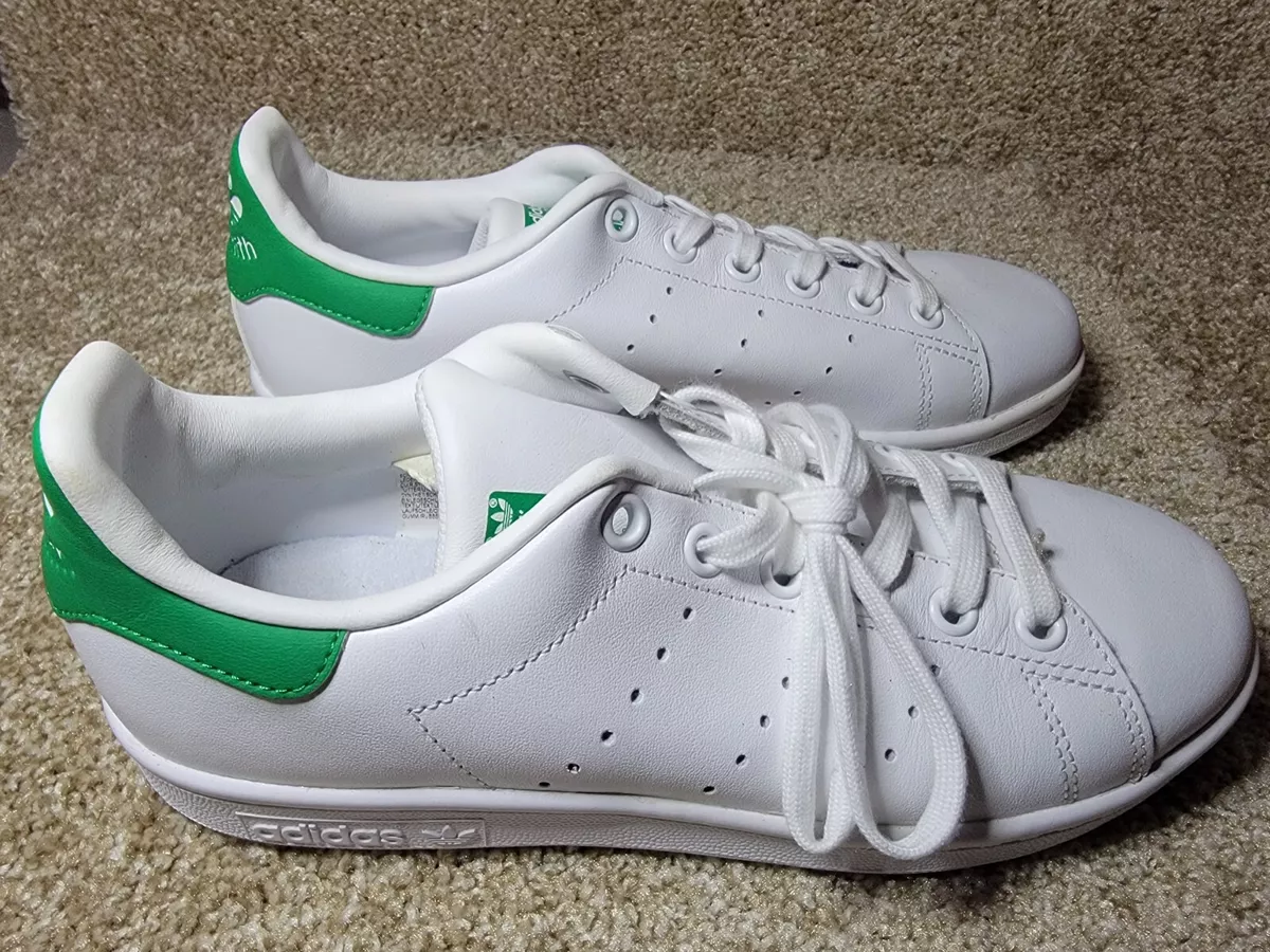 Adidas Sneakers Original Stan Smith Mens White Green Lace Up