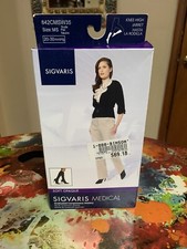 SIGVARIS NIB Medical 20-30 Nude Closed Toe Compression Socks size Medium S