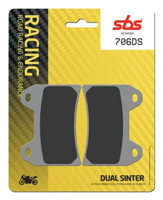 SBS 706DS BREMSBELÄGE VORNE RACING MV AGUSTA F3 675 2012-2014