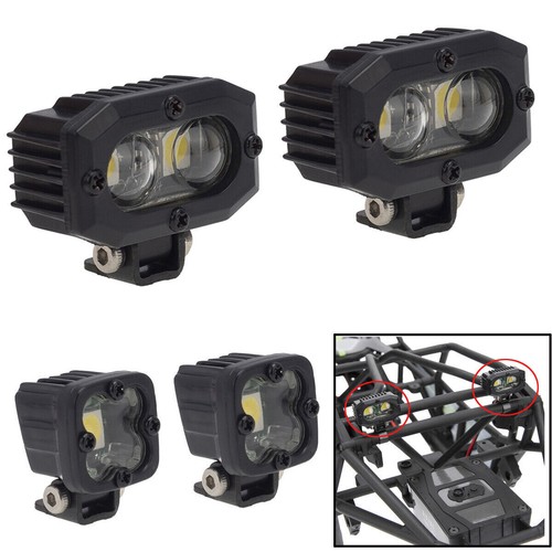 For 1/10 RC SCX10 90046 TRX4 TRX6 Gen8 RC Car LED Lights Headlight Spotlight - Picture 2 of 19