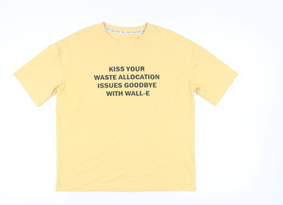 Disney Pixar Unisex Gelb Wall-E T-Shirt M Retro