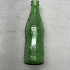 Vintage Fresca Green Glass Bottle No Deposit 10oz Soda Coca Cola Product Citrus