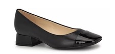 New! Nine West Sophe Slip-on Square Toe Dress Pumps/Black/Size 9