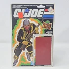 Python Officer 1988 G.I. Joe Full File Card Back Uncut Hasbro Vintage