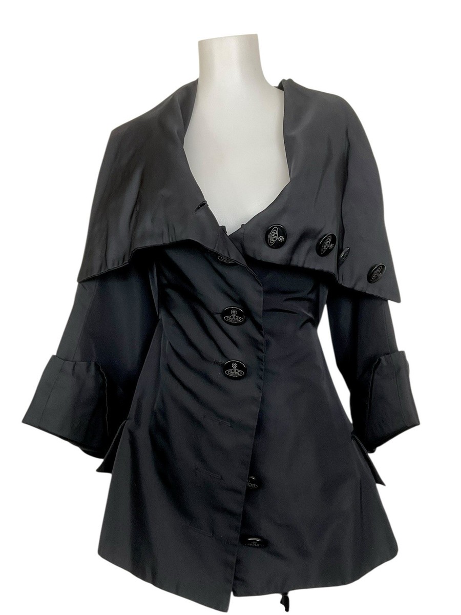 VIVIENNE WESTWOOD GOLD LABEL ICONIC SILK JACKET WITH CORSET US SIZE 2 View 3