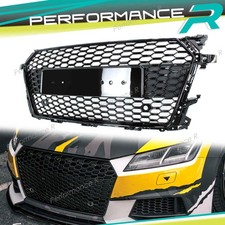 Kühlergrill Wabengrill Grill Schwarz für Audi TT 8S FV TT Roadster 2015-2018