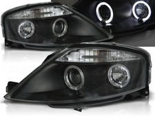 Faros para Citroen C3 2002-2005 2006 2007 2008 2009 VR-1238 Ojos de Ángel Negro