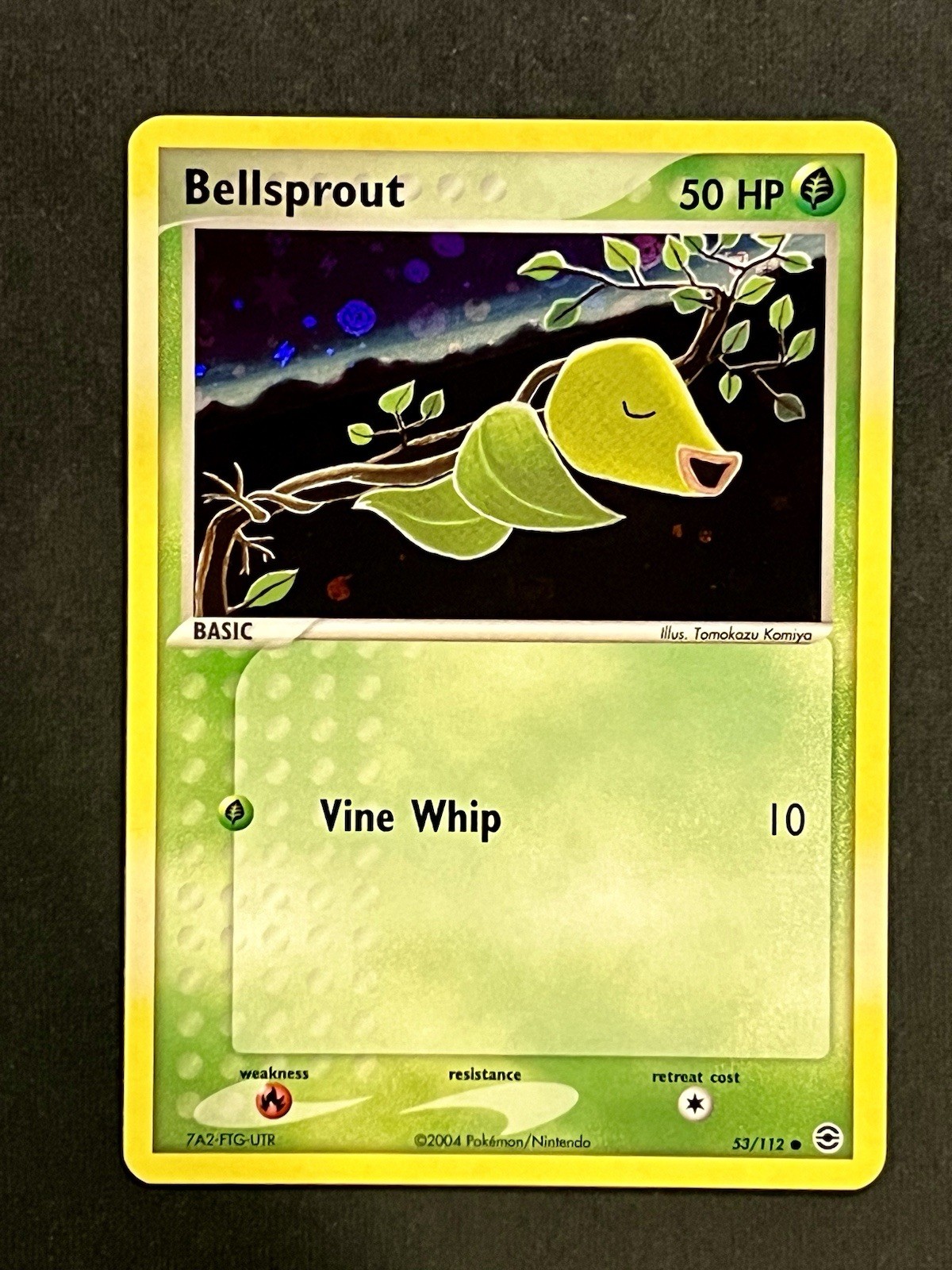 Bellsprout - 2004 FireRed & LeafGreen 53/112 Reverse Holo NM TCG Vintage Pokemon