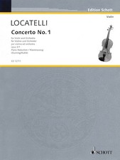 Concerto No. 1 for Violin and Orchestra, Op. 3 Violin and Piano Reduction Violin