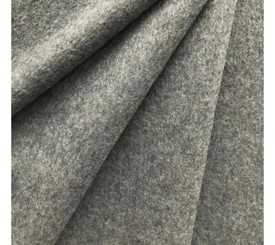 $26 for 2 Yards, Heather L.Grey 60%wool Flannel For Jacket. Pants & Skirt #186