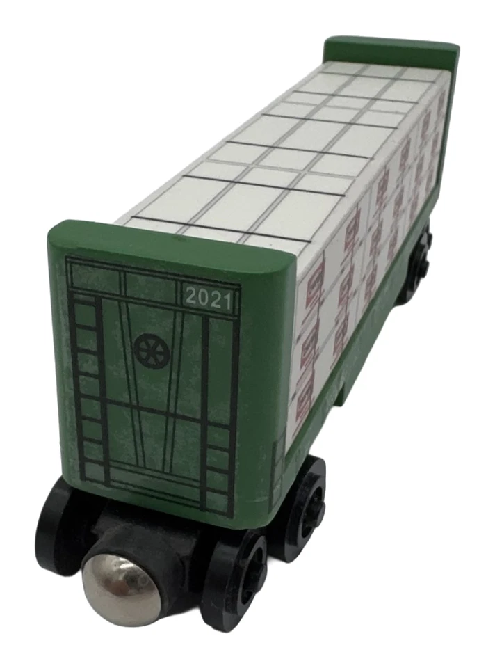 Whittle Shortline Railroad Canfor Lumber Car Wooden Toy Freight Train - Image 2 of 4