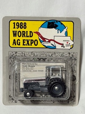 White WFE 160 1988 World Ag Expo Show, Silver Farm Tractor, 1/64, First Edition