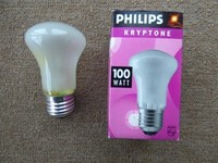 Philips Kryptonlampe, E27, 100W, Matt, Pilzlampe, Kryptone
