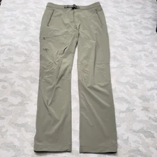 Arc'teryx Pants Mens 36 Tall Green Straight Leg Hiking Climbing Outdoors Camp