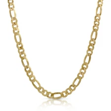 VFK 24-Inch 14K Gold-Filled Figaro Chain – Elegant Classic Necklace