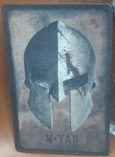 Spartan Helmet PVC Patch 